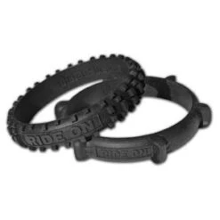 Ride-On Rubber Wristband Paddle Tire Black