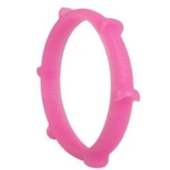 Ride-On Rubber Wristband Paddle Tire Glow In The Dark Pink