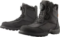 Icon Stormhawk Waterproof Motorcycle Boots Black