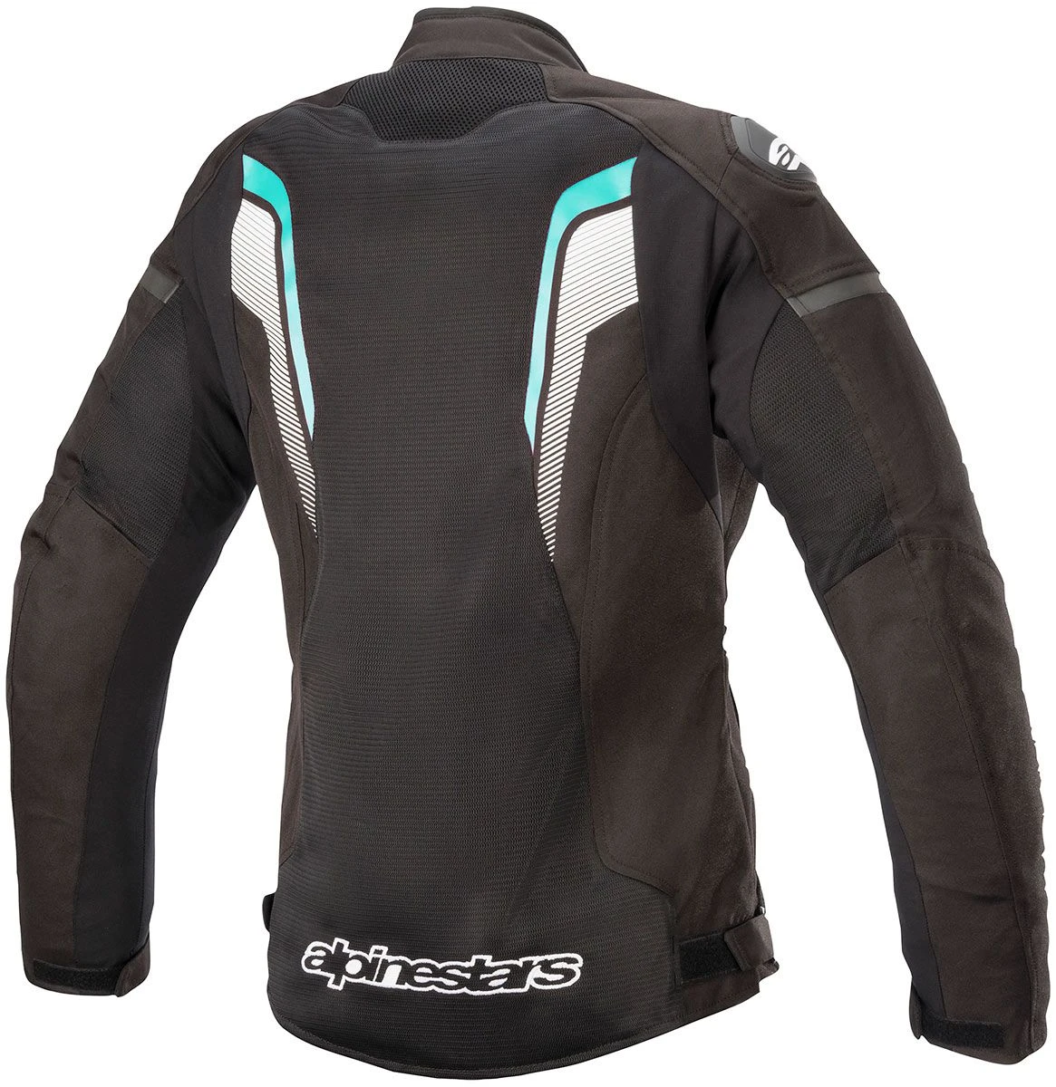 Alpinestars Stella T-GP Plus R V3 Air Womens Jacket Black/White/Teal - Image 2