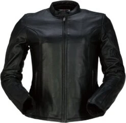 Z1R 22 Leather Womens Jacket Black