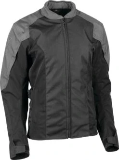 Speed And Strength Mad Dash Womens Textile Jacket Black/Gray