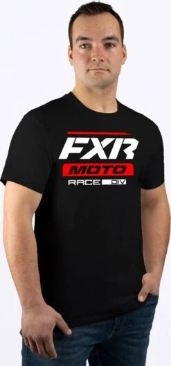 FXR Moto Premium T-Shirt Black/Red