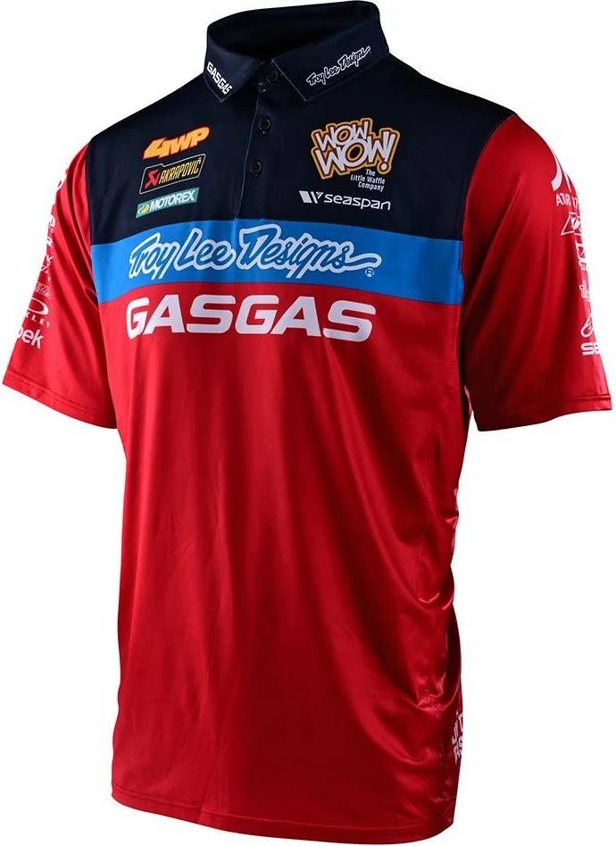 Troy Lee Designs Gas Gas Team Pit Shirt Red