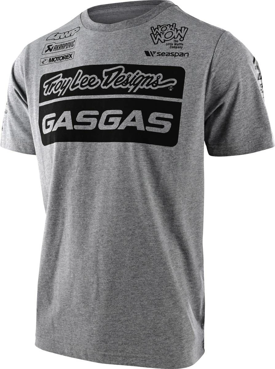 Troy Lee Designs Gas Gas Team T-shirt Heather Gray
