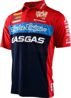 Troy Lee Designs Gas Gas Team Pit Shirt Red/Navy