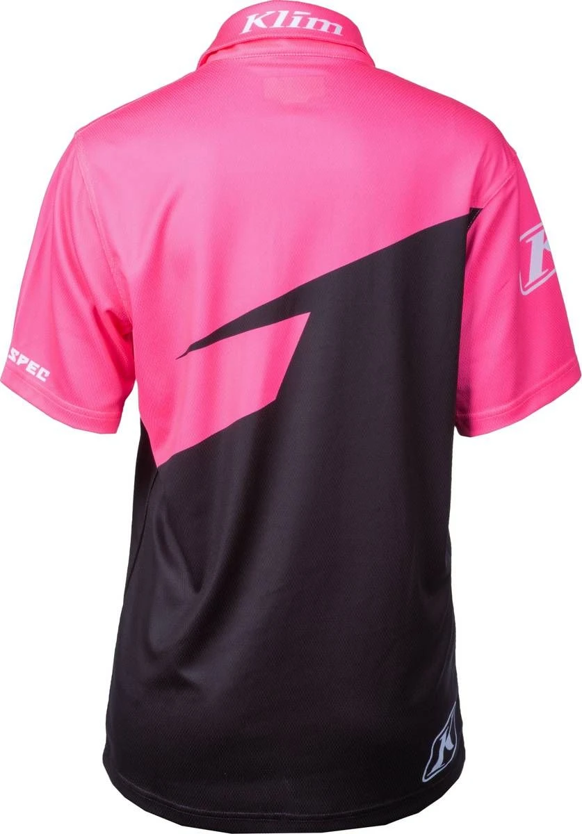 Klim Race Spec Polo Knockout Pink/Black - Image 2