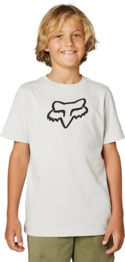 Fox Racing Legacy Youth T-shirt Light Gray