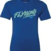 Fly Racing Khaos Youth T-Shirt Blue