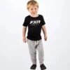 FXR Race Division Youth T-Shirt Black/White