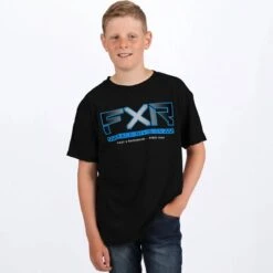 FXR Pilot Youth T-Shirt Black/Blue