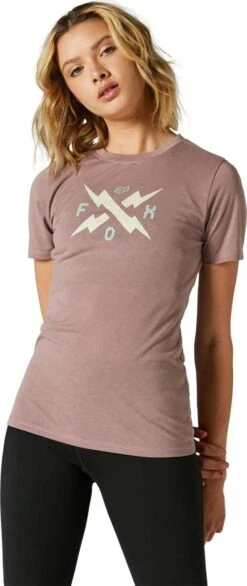 Fox Racing Calibrated Womens Tech T-shirt Plum Perfect