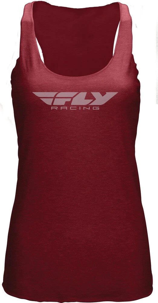 Fly Racing Corporate Womens Tank Maroon