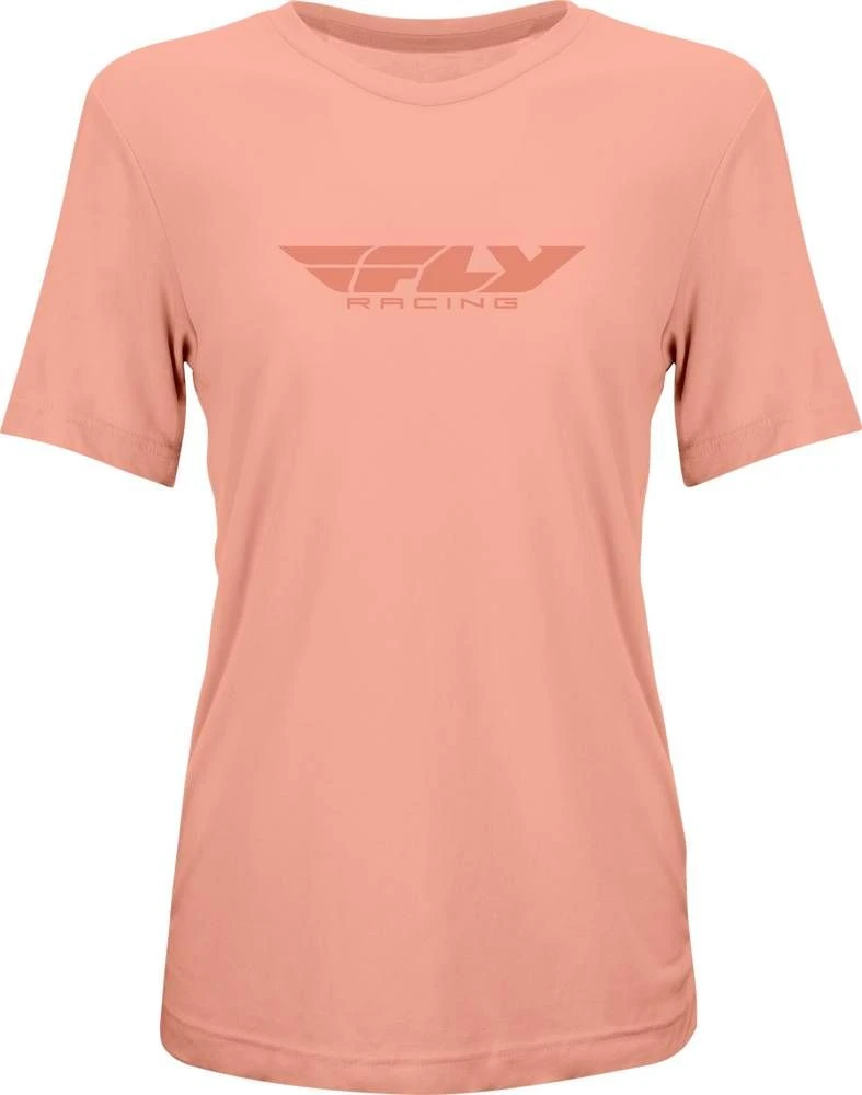 Fly Racing Origin Corp Womens T-Shirt Peach