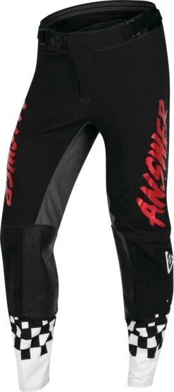 Answer Racing A22 Elite Redzone Pant Black/Red