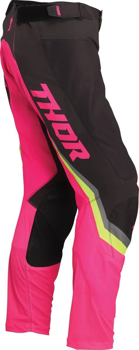 Thor 2022 Pulse Rev Womens Pants Charcoal/Flo Pink - Image 2
