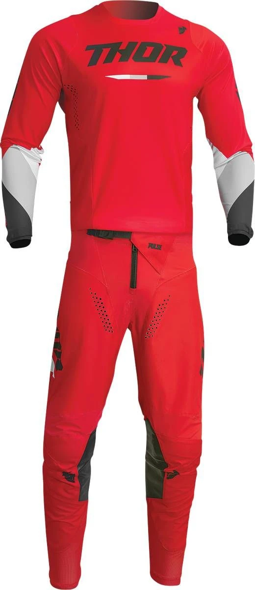 Thor 2023 Jersey Pulse Tactic Jersey Red - Image 2