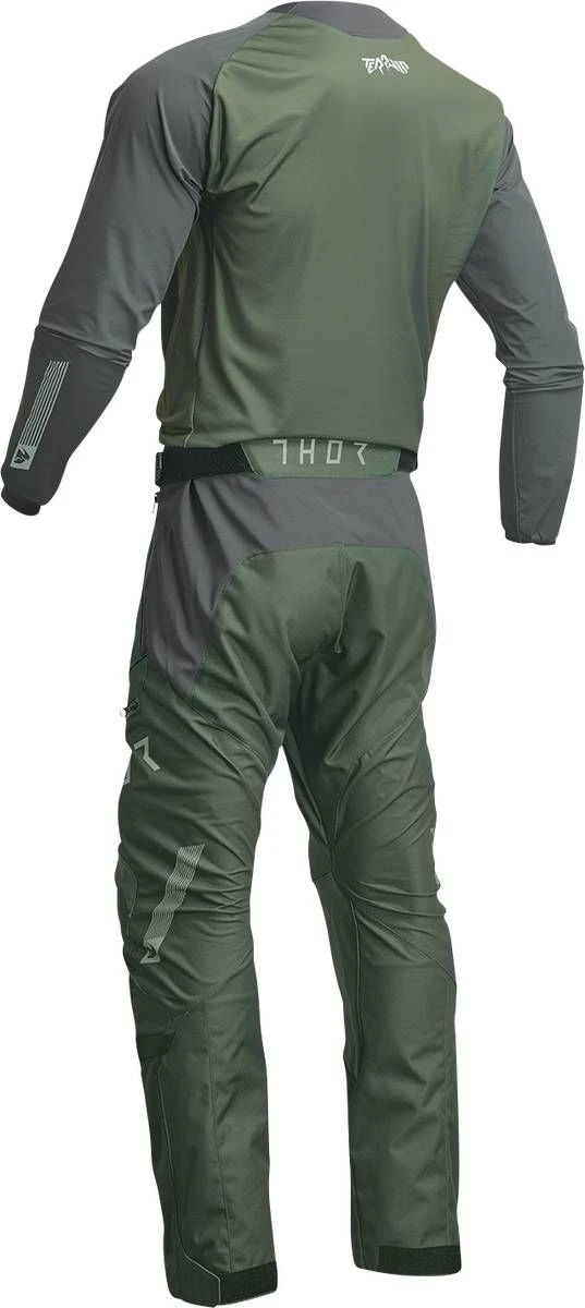 Thor 2023 Terrain Jersey Army/Charcoal - Image 2