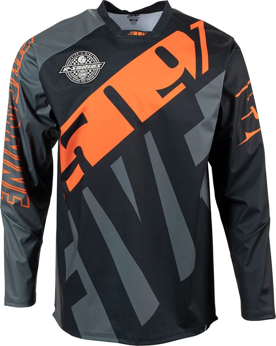 509 R-Series Windproof Jersey Dark Ops/Orange