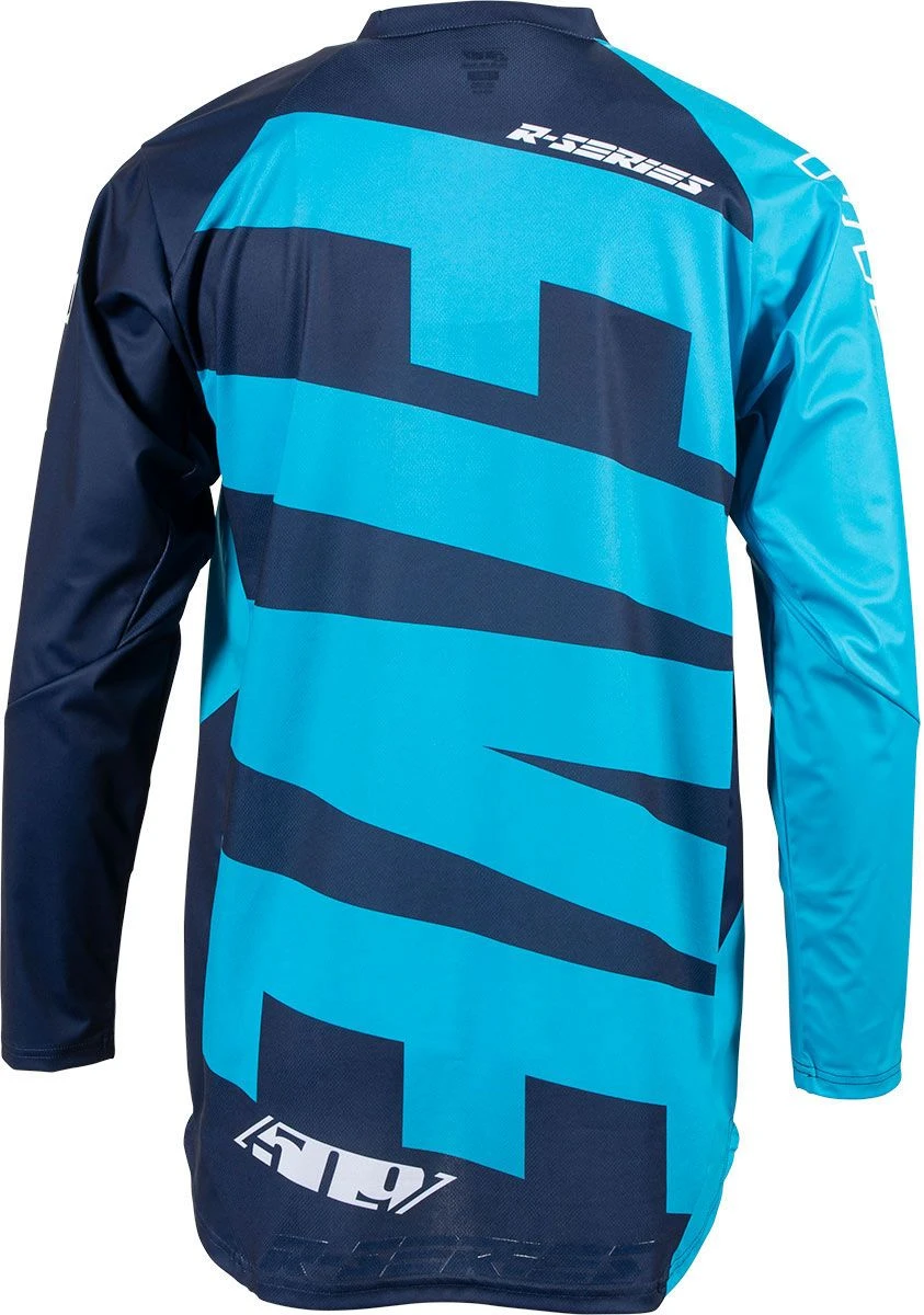 509 R-Series Windproof Jersey Cyan Navy - Image 2