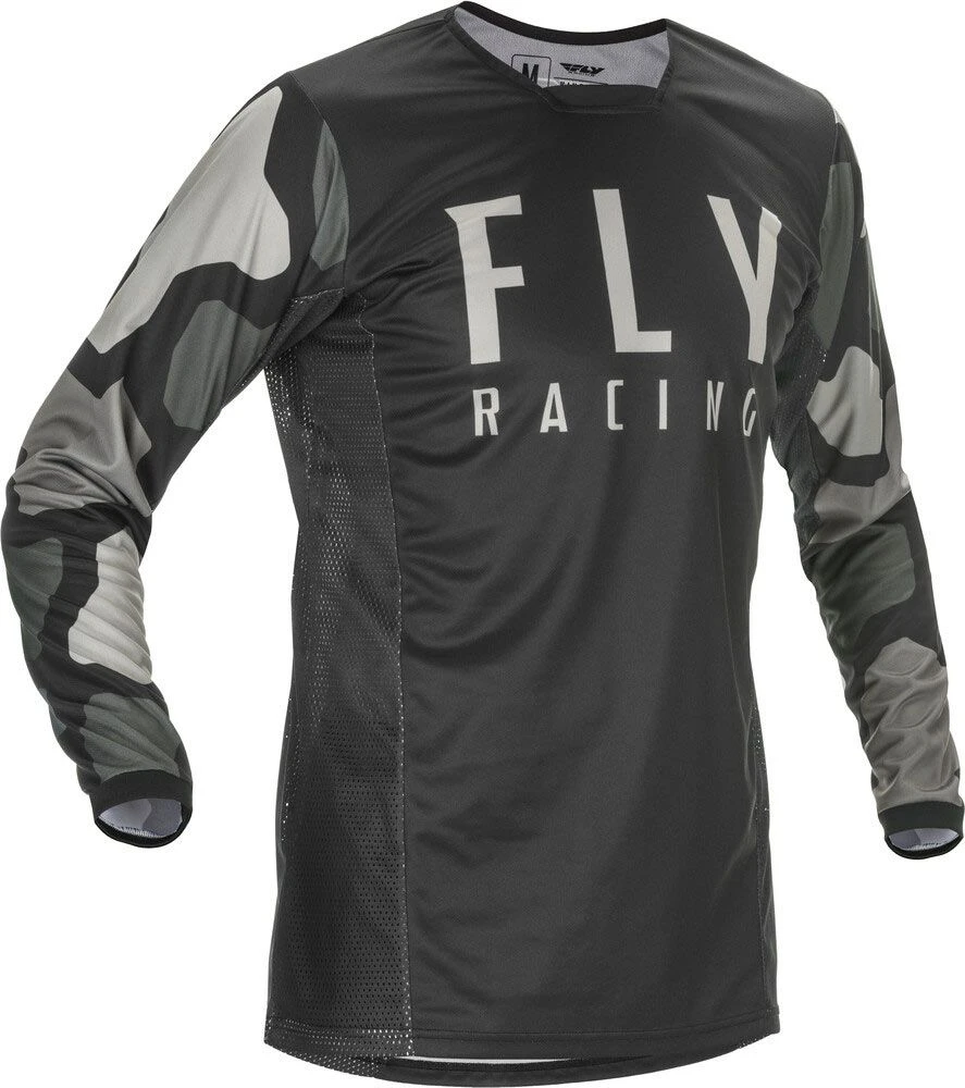Fly Racing 2021 Kinetic K221 Jersey Black/Grey