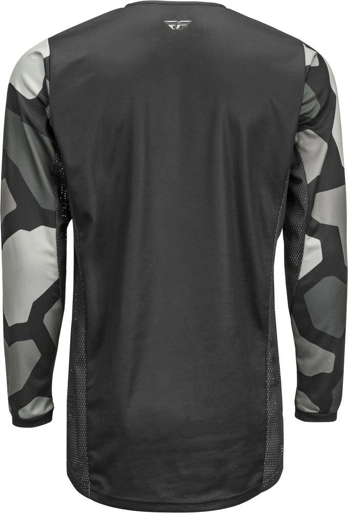 Fly Racing 2021 Kinetic K221 Jersey Black/Grey - Image 2