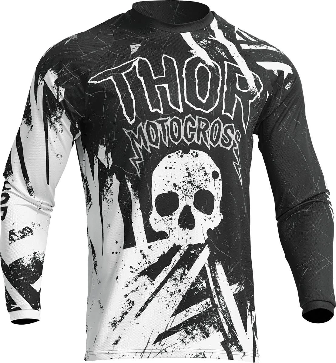 Thor 2023 Sector Gnar Youth Jersey Black/White