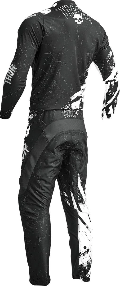 Thor 2023 Sector Gnar Youth Jersey Black/White - Image 2