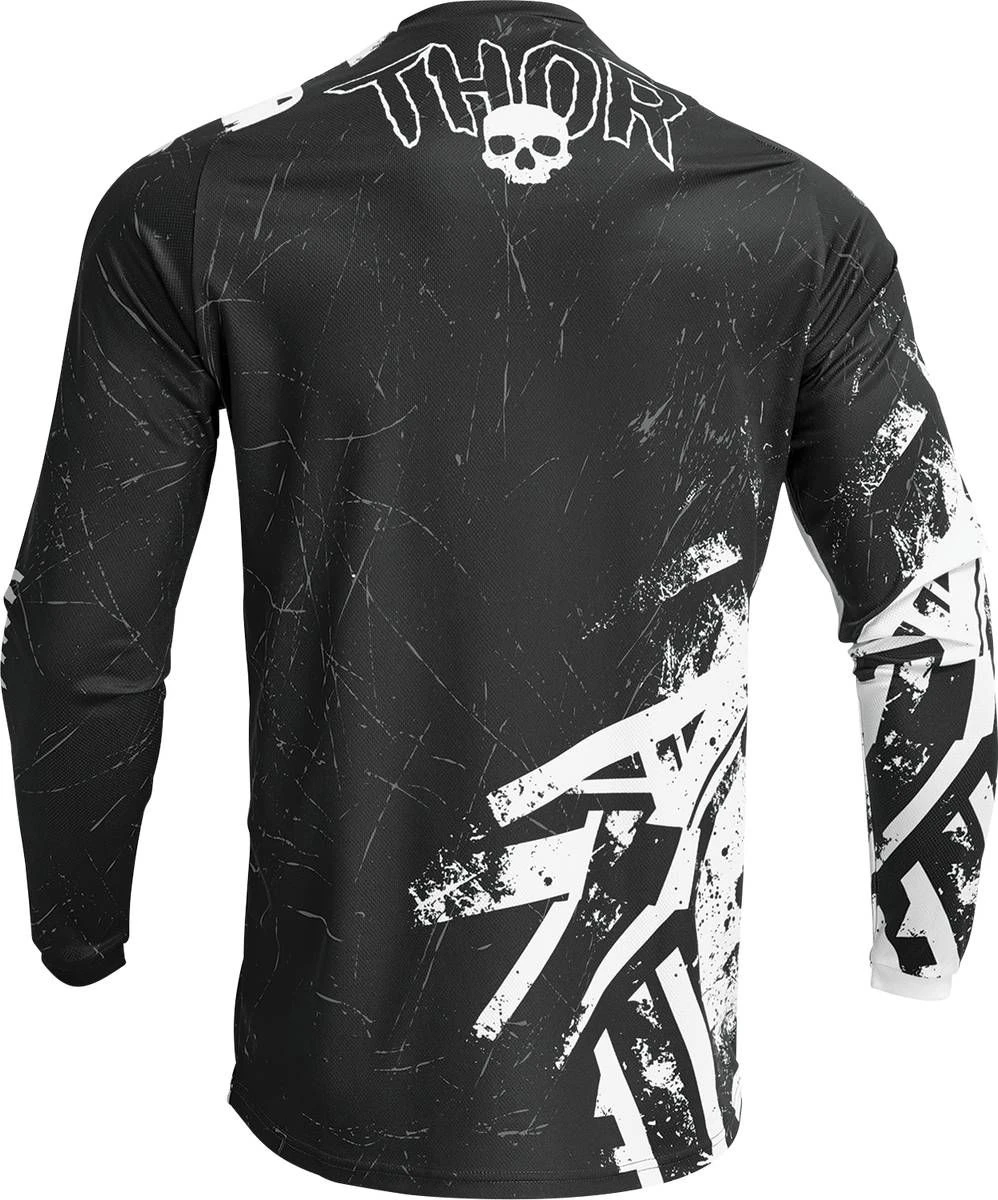 Thor 2023 Sector Gnar Youth Jersey Black/White - Image 4