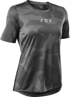 Fox Racing MTB Ranger Tru Dri SS Womens Jersey Gray