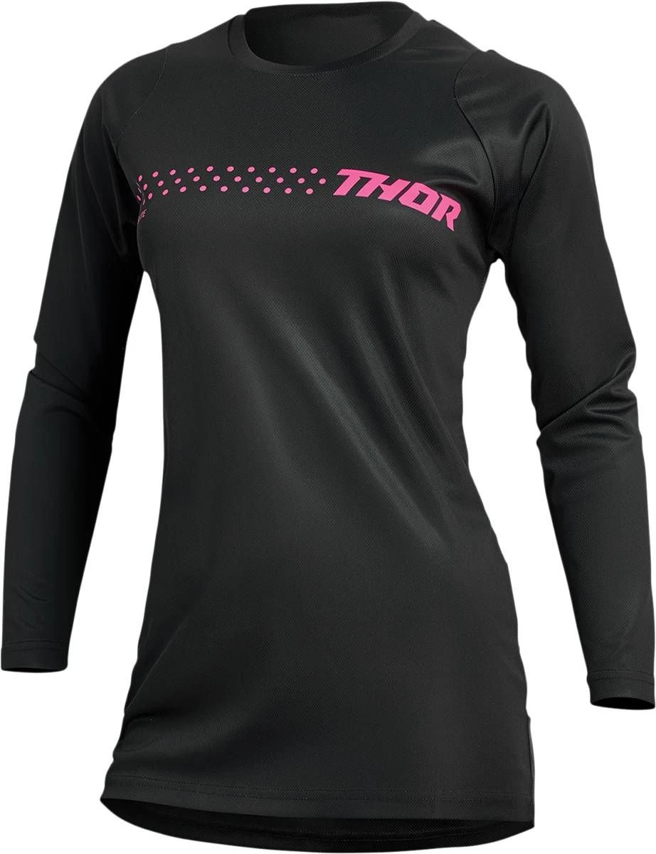 Thor 2022.5 Sector Minimal Womens Jersey Black/Pink