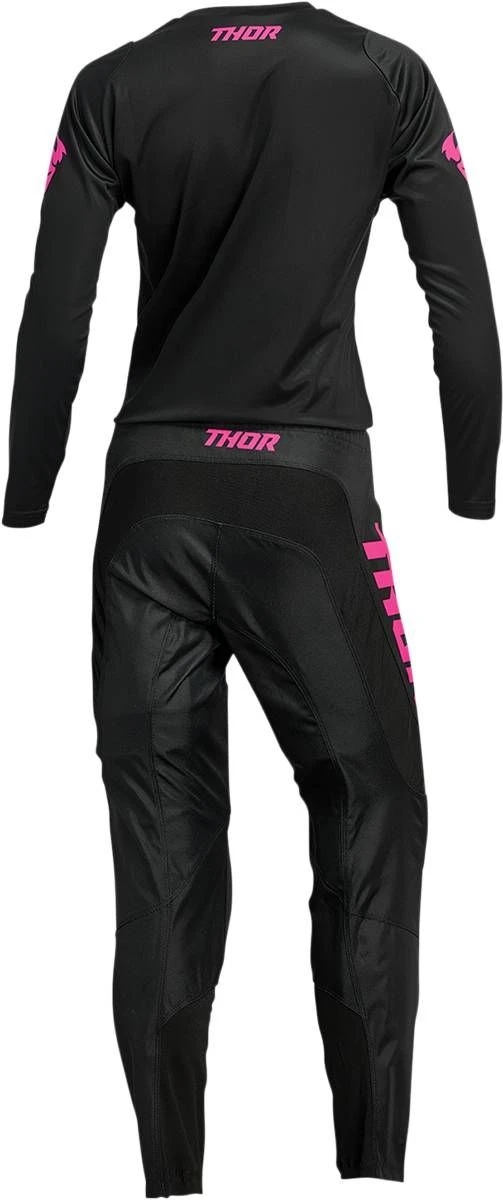 Thor 2022.5 Sector Minimal Womens Jersey Black/Pink - Image 2