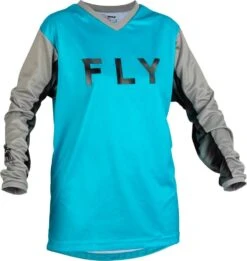 Fly Racing 2023 Womens F-16 Jersey Sky Blue/Light Grey