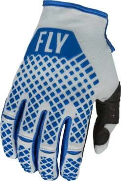 Fly Racing 2023 Kinetic Youth Gloves Blue/Light Grey