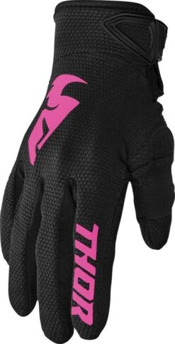 Thor 2023 Sector Womens Gloves Black/Pink