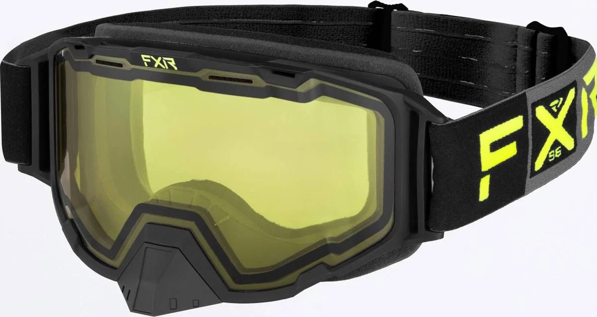 FXR 2023 Maverick Snowmobile Goggle Black/Char/HiVis