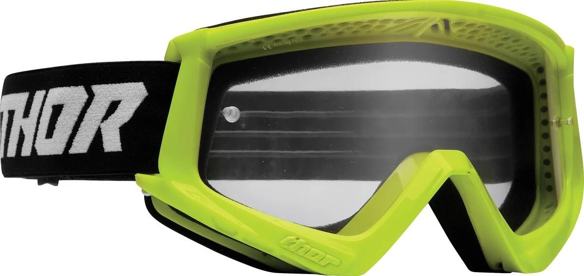 Thor Combat Racer Youth Goggles Flo Acid/Black