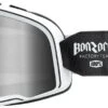 100% Barstow Goggles Race Service W/Silver Mirror Lens