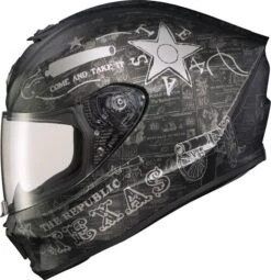 Scorpion EXO-R420 Helmet Lone Star Black/Silver