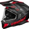 Castle X CX200 Dual Sport Snowmobile Helmet Wrath Matte Red