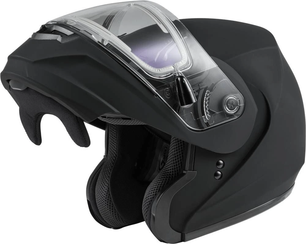 GMax MD-04S Electric Modular Snow Helmet Matte Black - Image 5