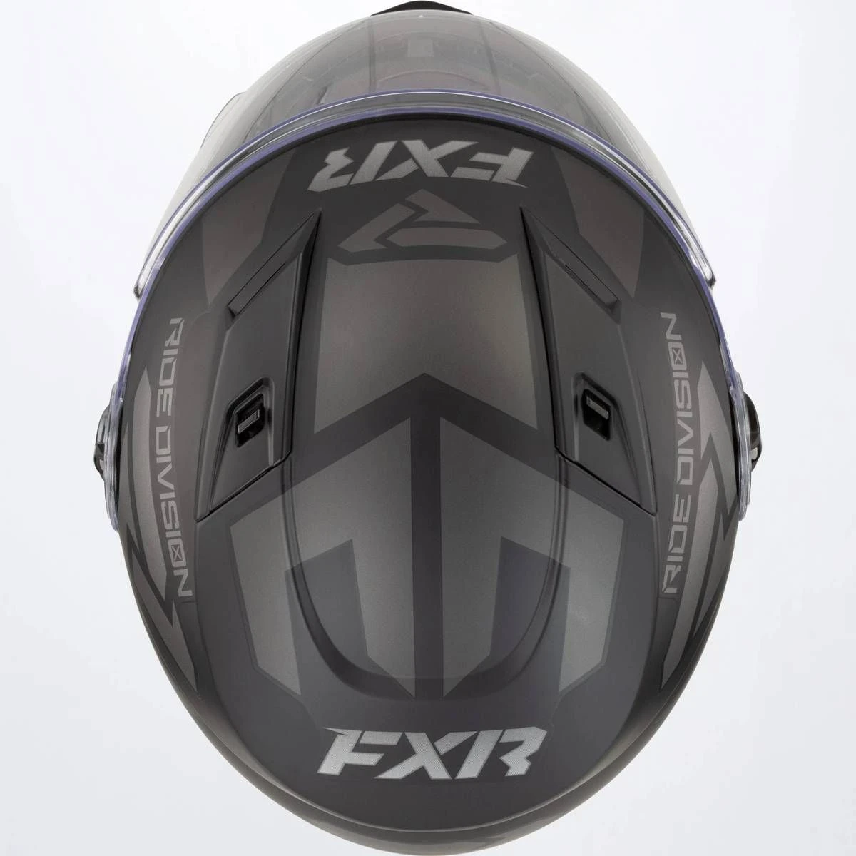 FXR 2022 Nitro Youth Snowmobile Helmet Black Ops - Image 2