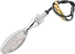 BikeMaster Torpedo LED Turn Signals Chrome