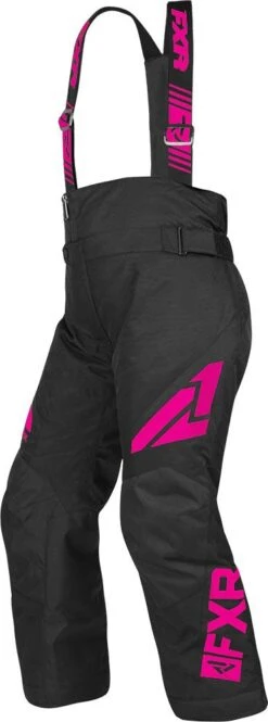 FXR Clutch Youth Pants Black/Fuchsia