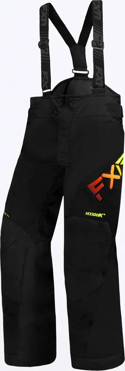 FXR 2023 Clutch Child Snowmobile Pant Black/Inferno