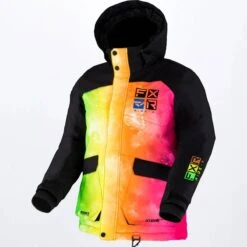 FXR 2022 Kicker Youth Snowmobile Jacket Sherbert Ink/Black