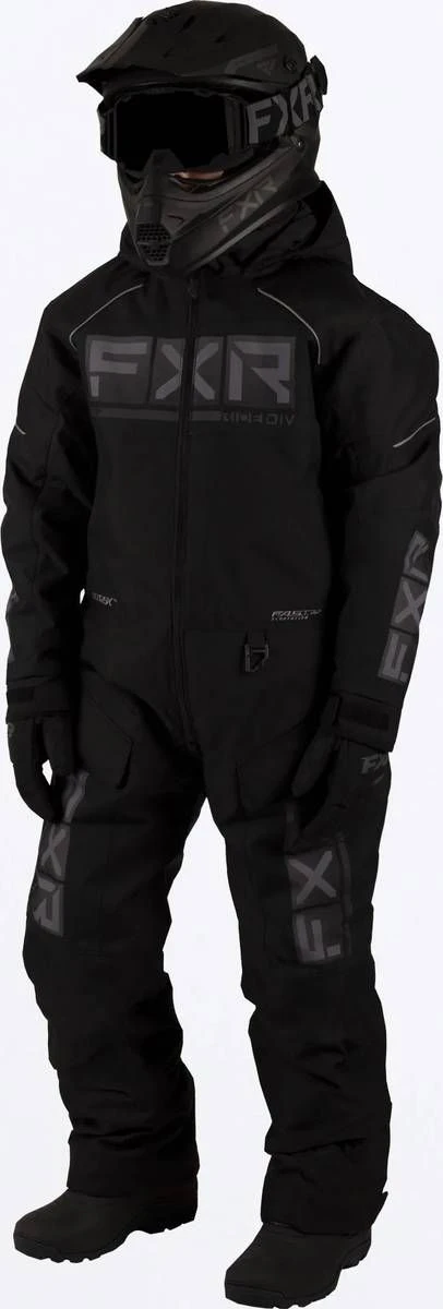 FXR 2023 Recruit Youth Monosuit Black Ops