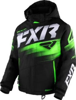 FXR 2023 Boost Youth Snowmobile Jacket Black/Lime