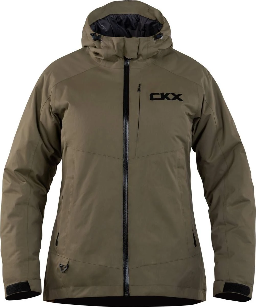 CKX Element 2023 Womens Snowmobile Jacket Canteen