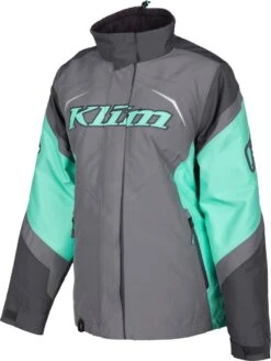 Klim Spark Womens Snowmobile Jacket Asphalt/Wintermint